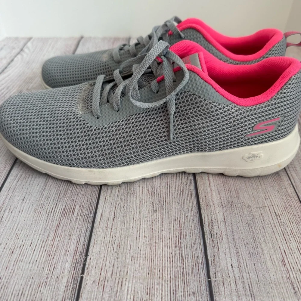 SKECHERS Go Walk Joy Upturn Sneaker Grey Shoes 10